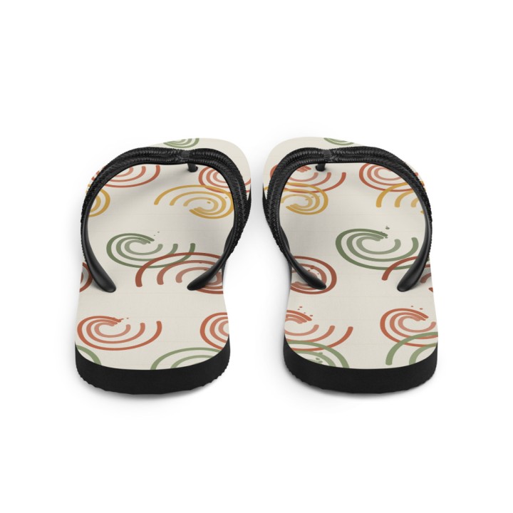 Tongs Premium Griffona — Vagues Stylisées
