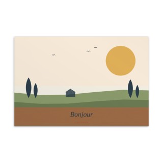 Carte Postale Griffona — Bonjour du Vignoble