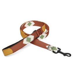 Laisse pour Chien Premium Griffona — Motif Pattes & Losanges